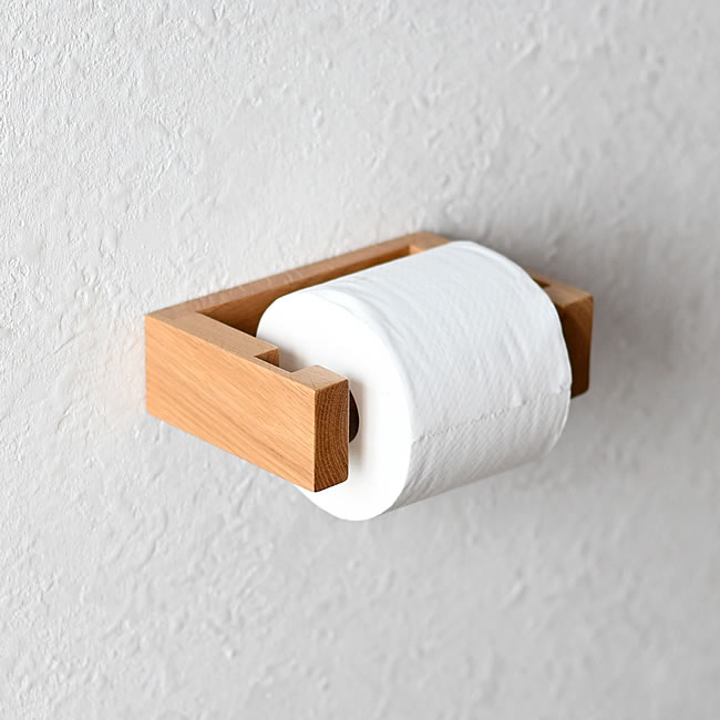 オーク トイレットペーパーホルダー