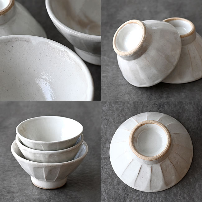 白磁登古 茶器 茶碗