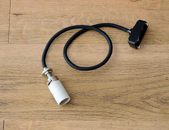 陶器ソケット ペンダントコード E17