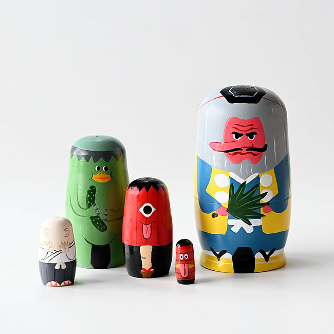  
日本の妖怪マトリョーシカ 