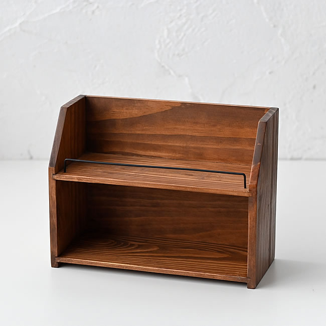 WOOD スパイス2段ラック