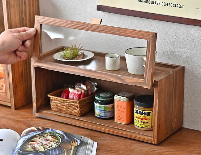 WOOD スタッキングキャビネット