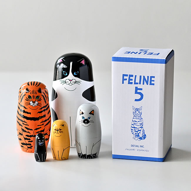  
Feline 5 / 猫のマトリョーシカ 