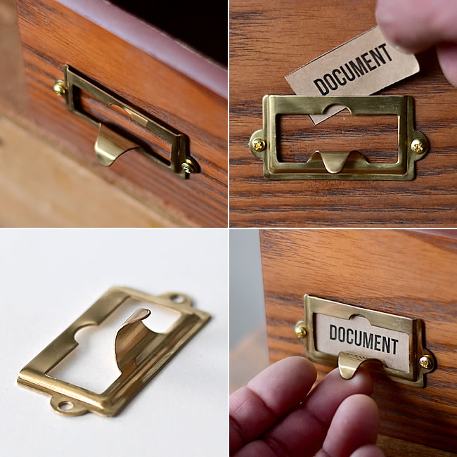  
BRASS ネームプレート PULL 