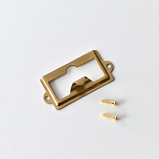  
BRASS ネームプレート PULL 