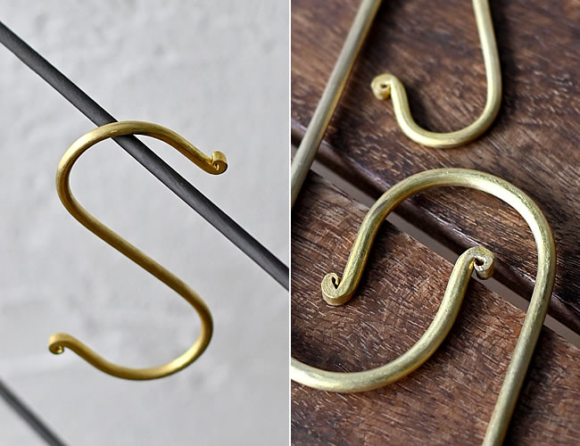 BRASS S字フック