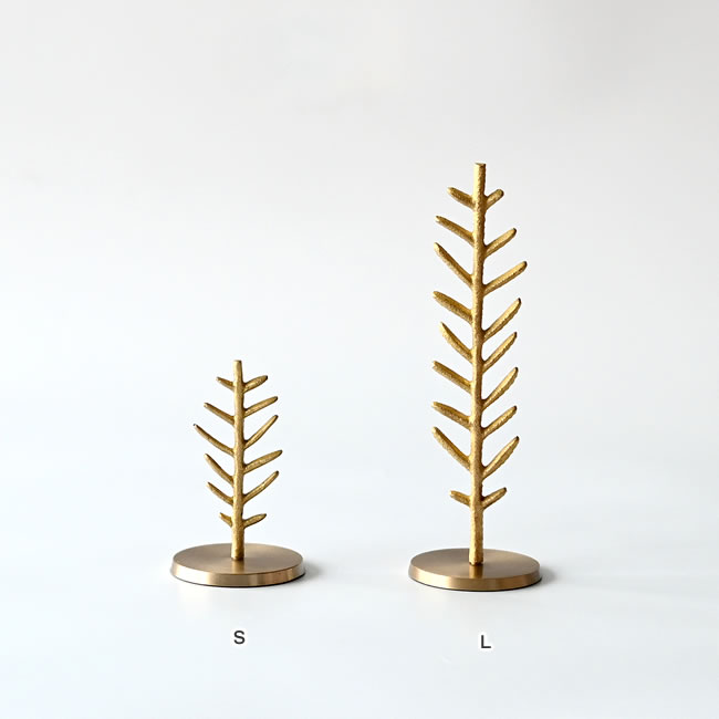  
Sサイズ・Lサイズのツリー型アクセサリースタンド比較 