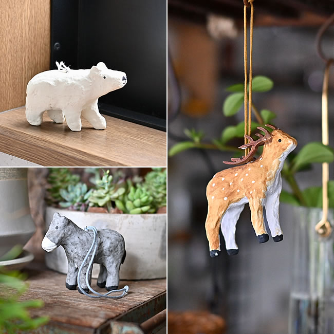  
ペーパーマッシュ オーナメント 