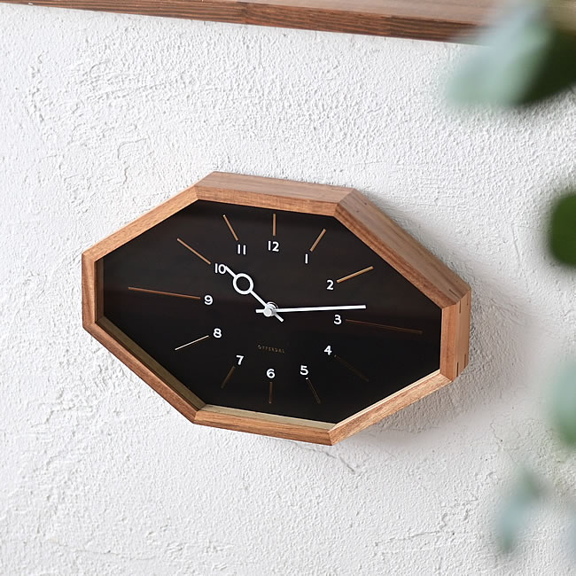  
ベルモンテ 電波クロック ブラック 