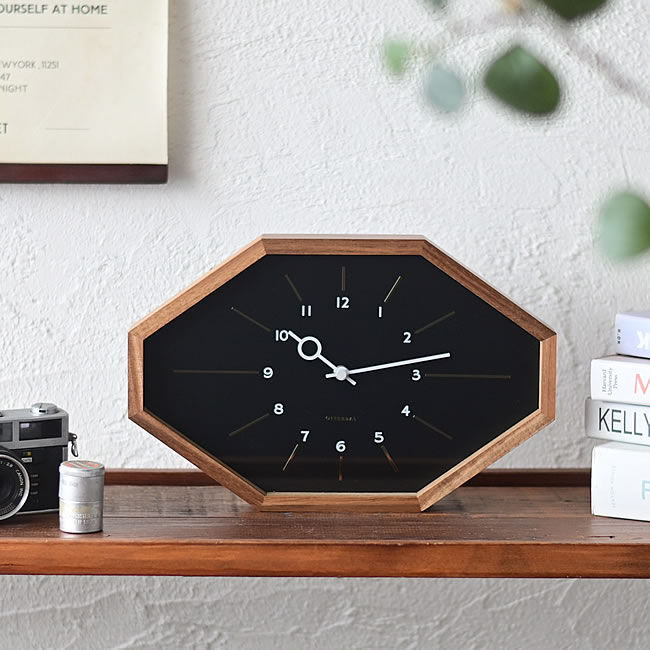  
ベルモンテ 電波クロック ブラック 