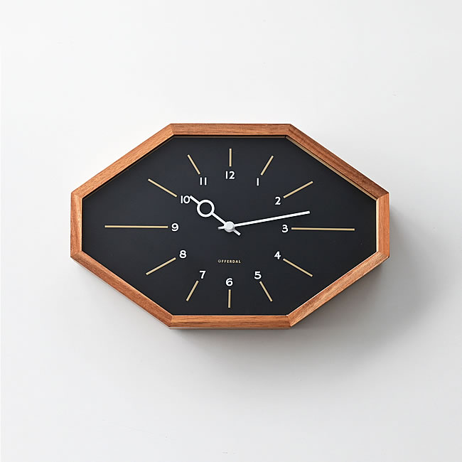  
ベルモンテ 電波クロック ブラック 