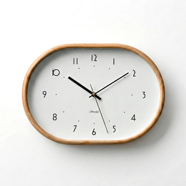  
Mutka ムトゥカ ウォールクロック 正面 商品単体イメージ 