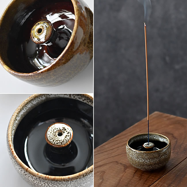 抹茶碗のお香立て