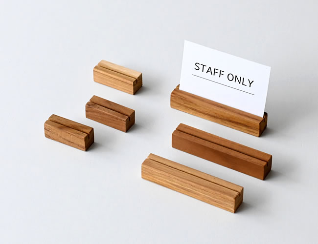 チーク カードスタンド ゼネラルストア オルネ