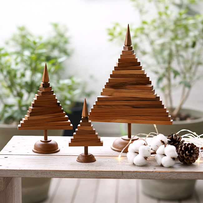  
Teak Wood レイヤーツリー 