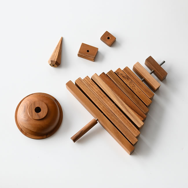  
Teak Wood レイヤーツリー 