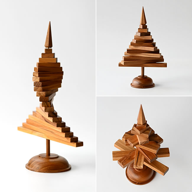  
Teak Wood レイヤーツリー 