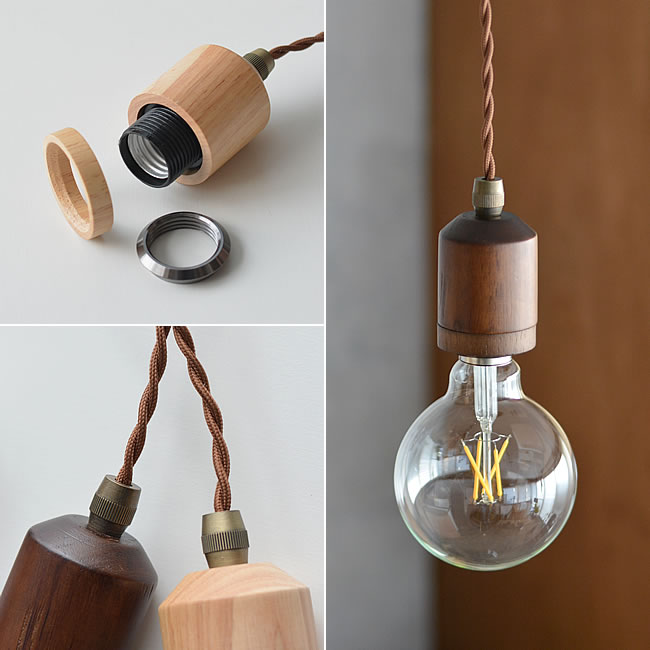 WOOD ソケットペンダント