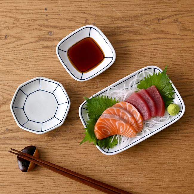  
江戸印判 白磁皿 