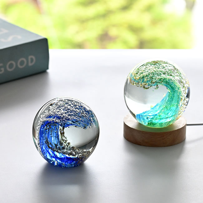 GLOBE ガラスアート ウェーブ | ゼネラルストア オルネ GLOBE ガラスアート ウェーブ | ゼネラルストア オルネ