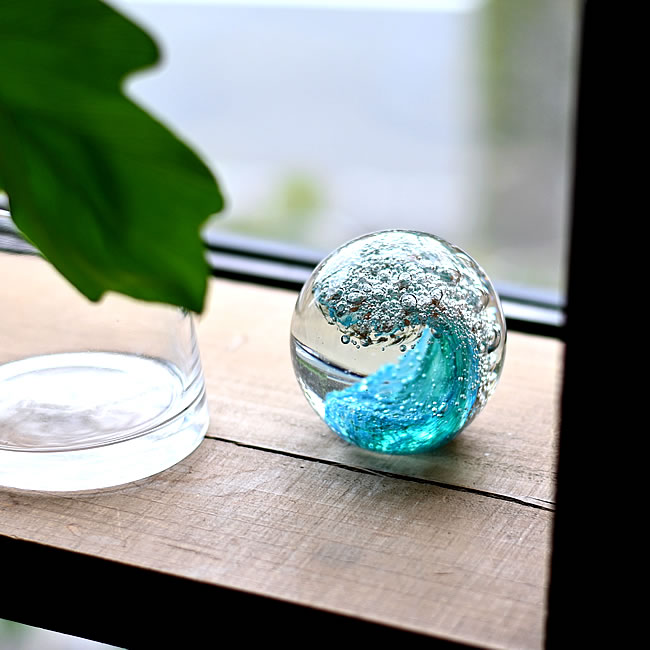 GLOBE ガラスアート ウェーブ | ゼネラルストア オルネ GLOBE ガラスアート ウェーブ | ゼネラルストア オルネ