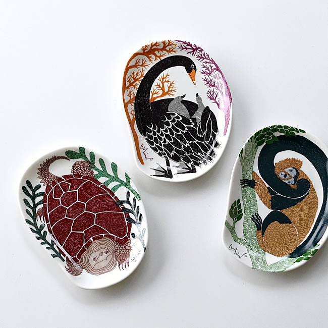  
morita MiW 動物柄のミニプレート 