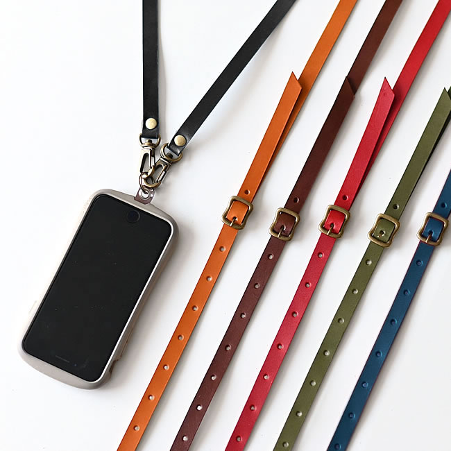 Lien レザースマホストラップ