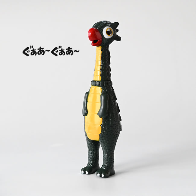 ぐああ～ぐああ～の文字入りワニモチーフのスクイーズアニマル単体