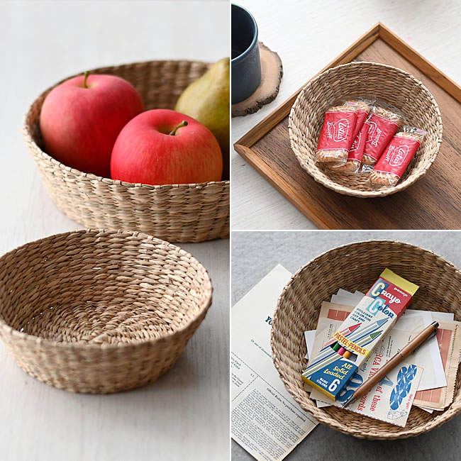  
シーグラス ボウルバスケット 