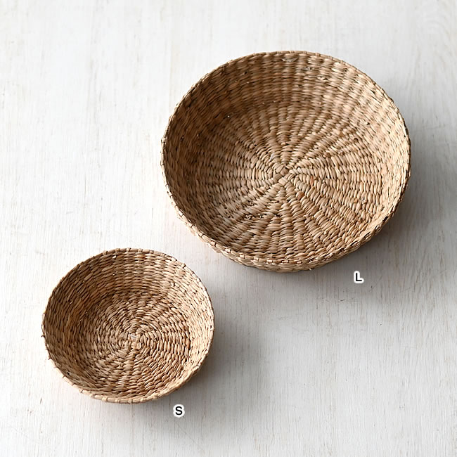  
シーグラス ボウルバスケット 