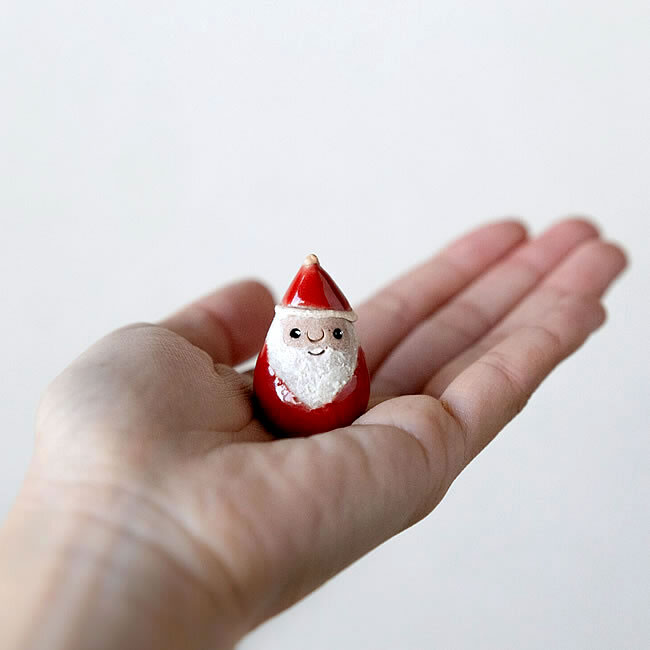  
信楽焼 クリスマス プチドール 