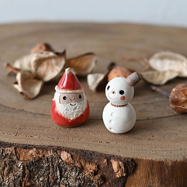  
信楽焼 クリスマス プチドール 