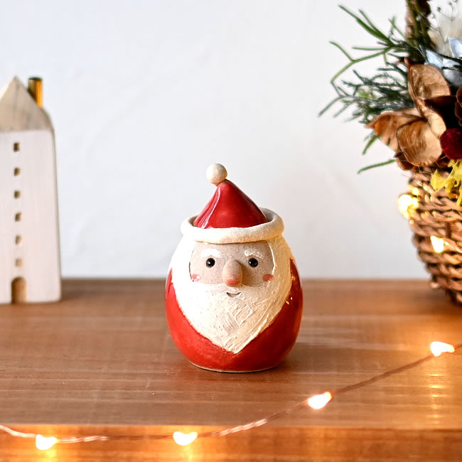  
信楽焼 ちびサンタ 
