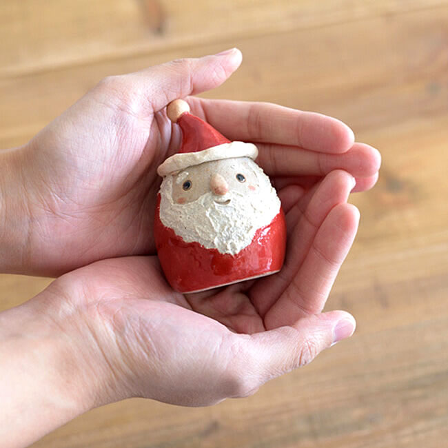  
信楽焼 ちびサンタ 