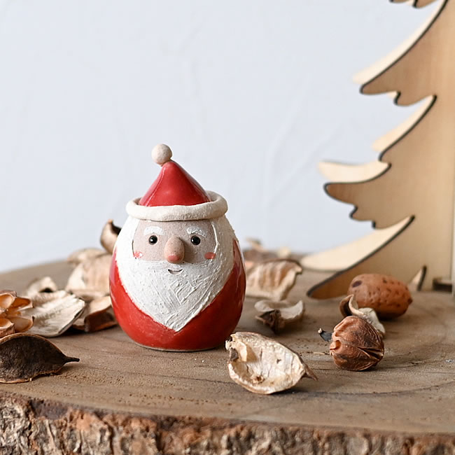  
信楽焼 ちびサンタ 