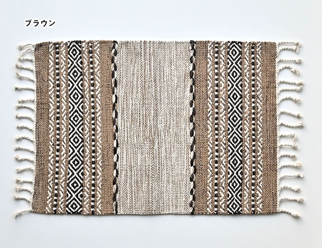 シェニール キリムマット 60×45cm