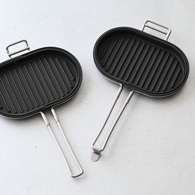 上下に分かれた家事問屋パニーニパンの内側プレート