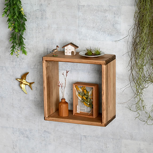 WOOD ボックスシェルフ スクエア