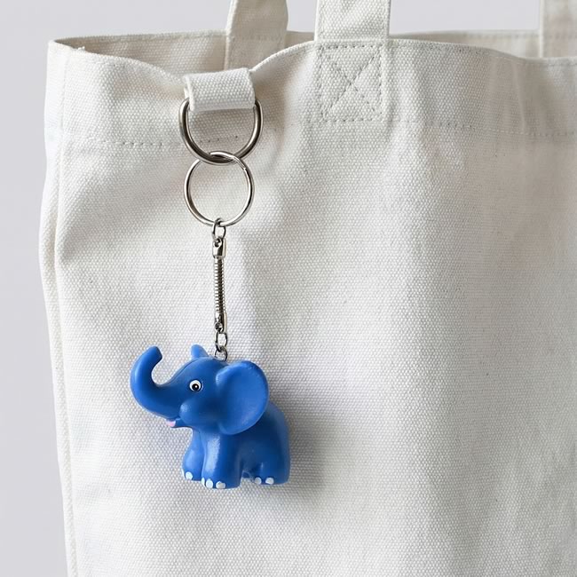 ALFI ゾウ型キーホルダー｜ハンドペイント｜ゼネラルストア オルネ