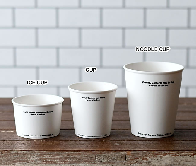  
PUEBCO NOT PAPER ICE CUP 