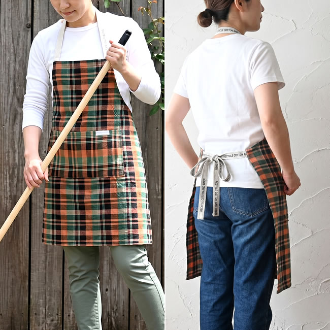 ガーデニングや作業時の着用とバックスタイル