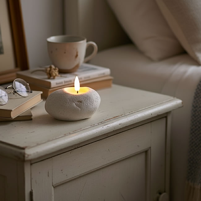  
石のような、 LEDキャンドル 