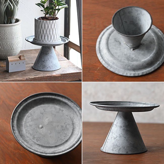  
ブリキ スタンドトレイ 