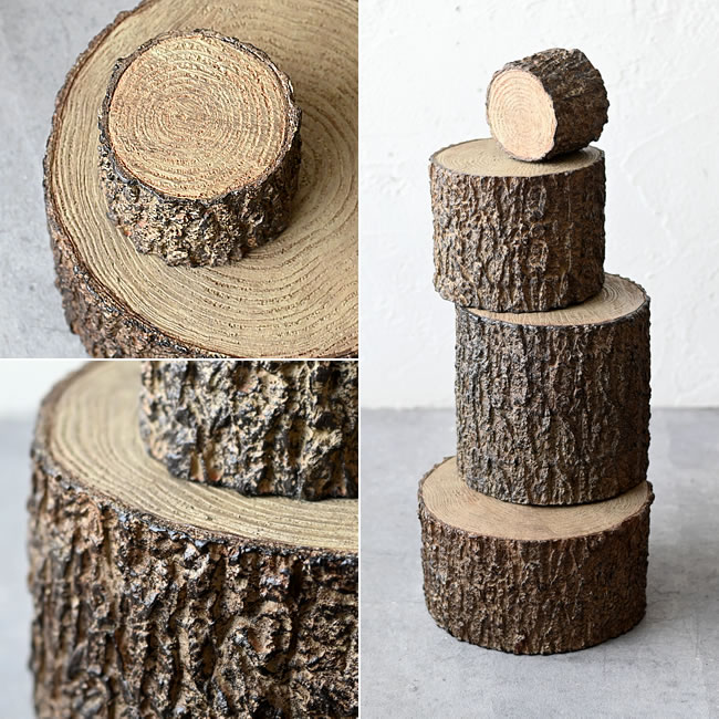 RESIN 切り株スタンド