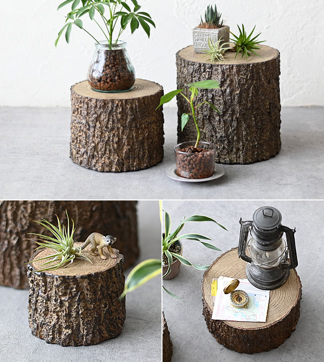 RESIN 切り株スタンド