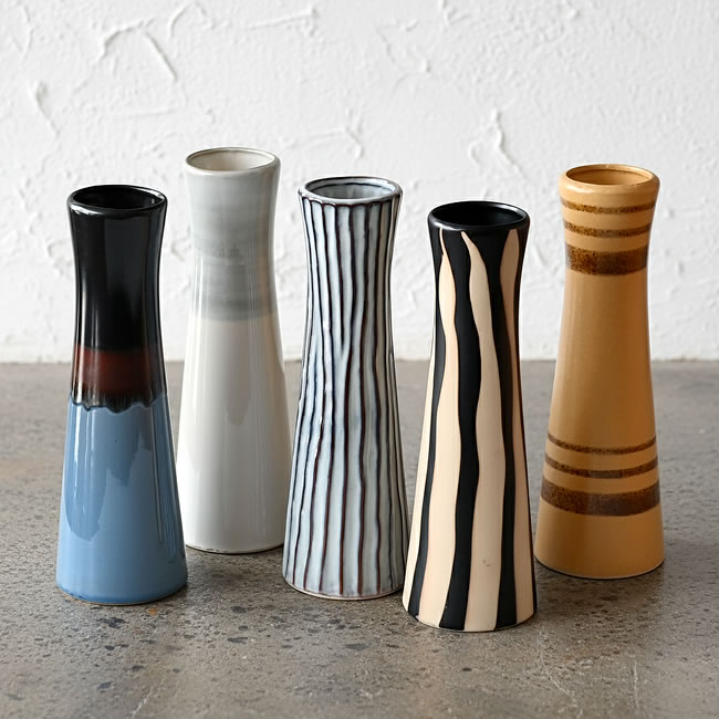 DRUM タワーベース｜ドライフラワーに合うスリム花器｜ゼネラルストア