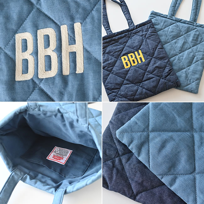  
BBH シャンブレーデニム トートバッグ 
