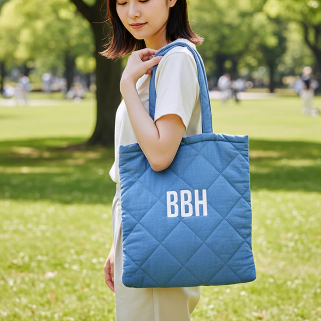  
BBH シャンブレーデニム トートバッグ 