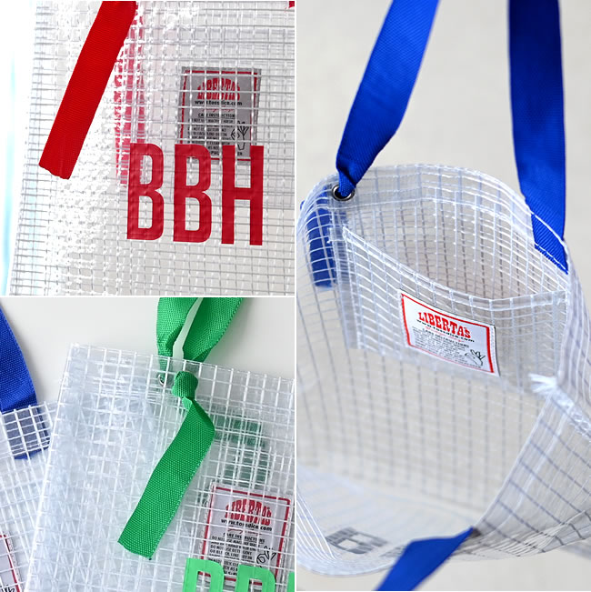 BBH クリアチェックトート SMALL ディテール