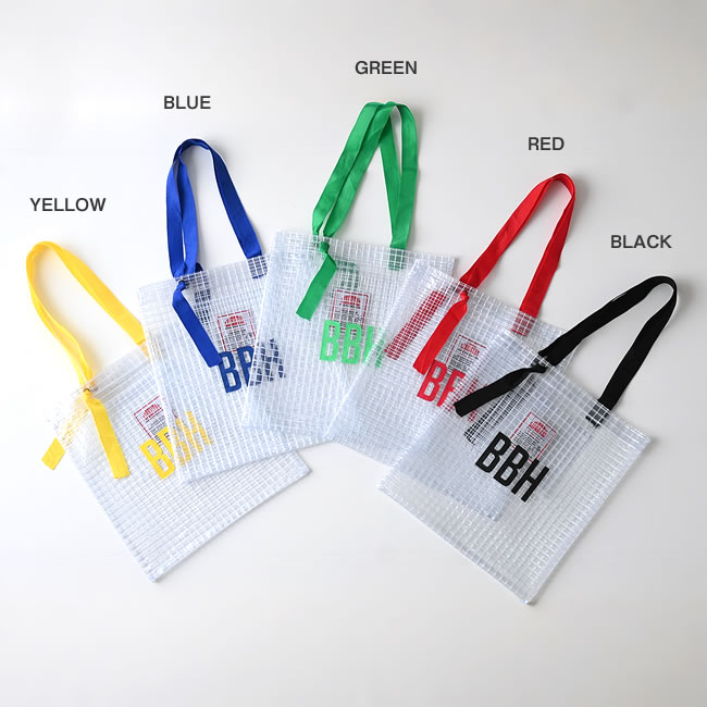 BBH クリアチェックトート SMALL カラーバリエーション
